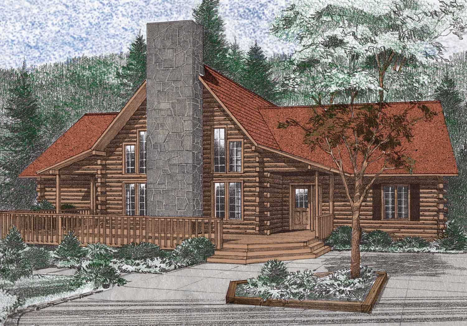 The Aspen Northeastern Log Homes