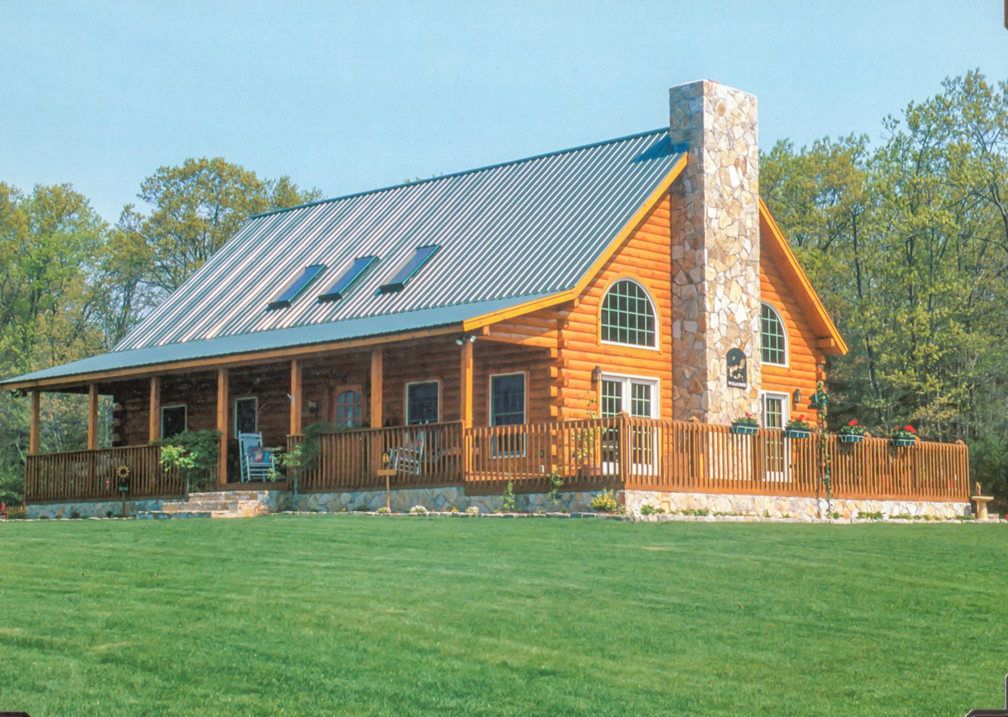 The Addison Northeastern Log Homes